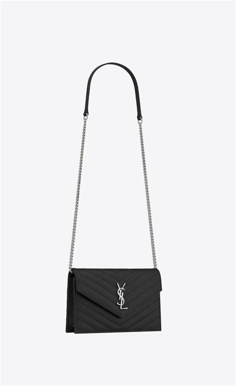 ysl_0304|CASSANDRE ENVELOPE CHAIN WALLET IN .